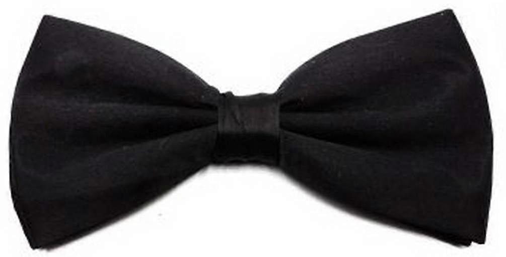Knightsbridge Neckwear Silk Bow Tie - Black