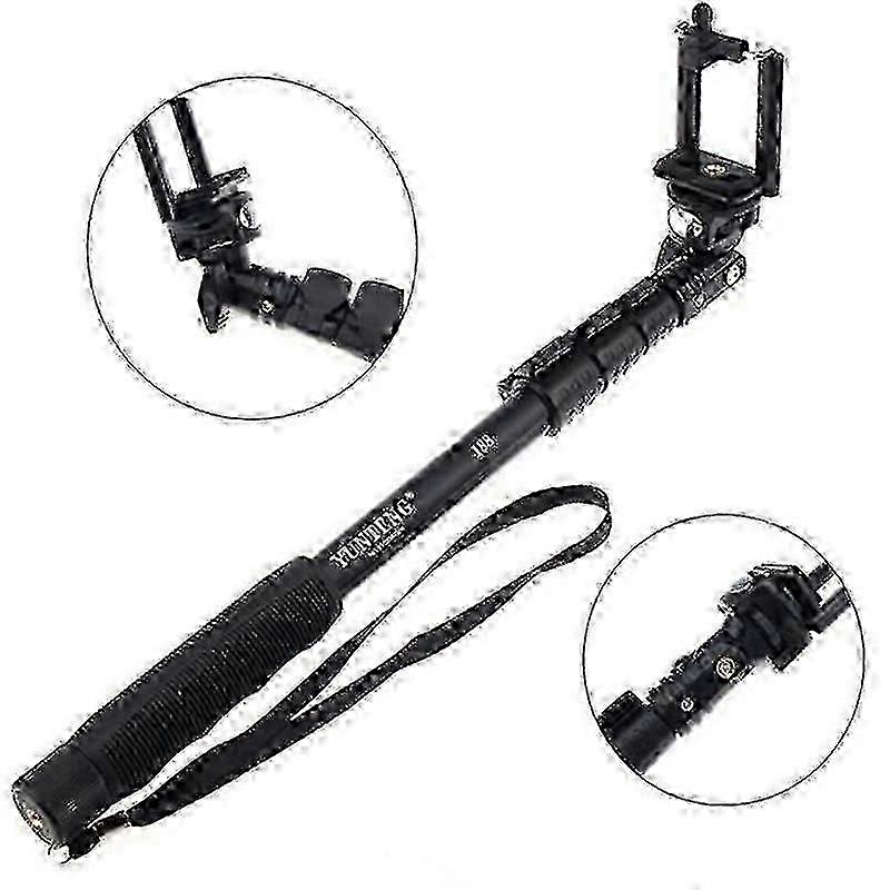 YUNTENG 188 Portable Handheld Extendable Selfie Stick Monopod with Phone Holder