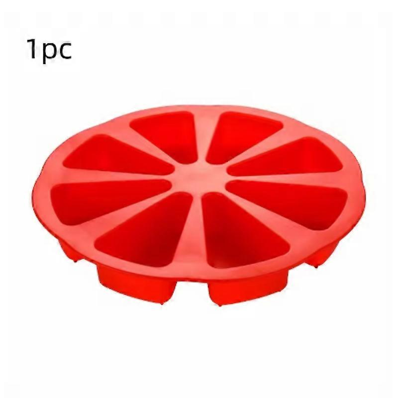 Ensemble de moules �� gateaux triangulaires en Silicone, 1 pi��ce, adapt��s aux plateaux de cuisson antiadh��sifs �� 8 cavit��s pour brownies, cr��