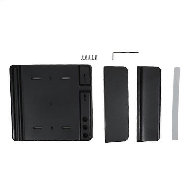 Adjustable Vertical Laptop Stand Holder With Dual Slots Abs Material Compatible With Tablets And Books Computer Support