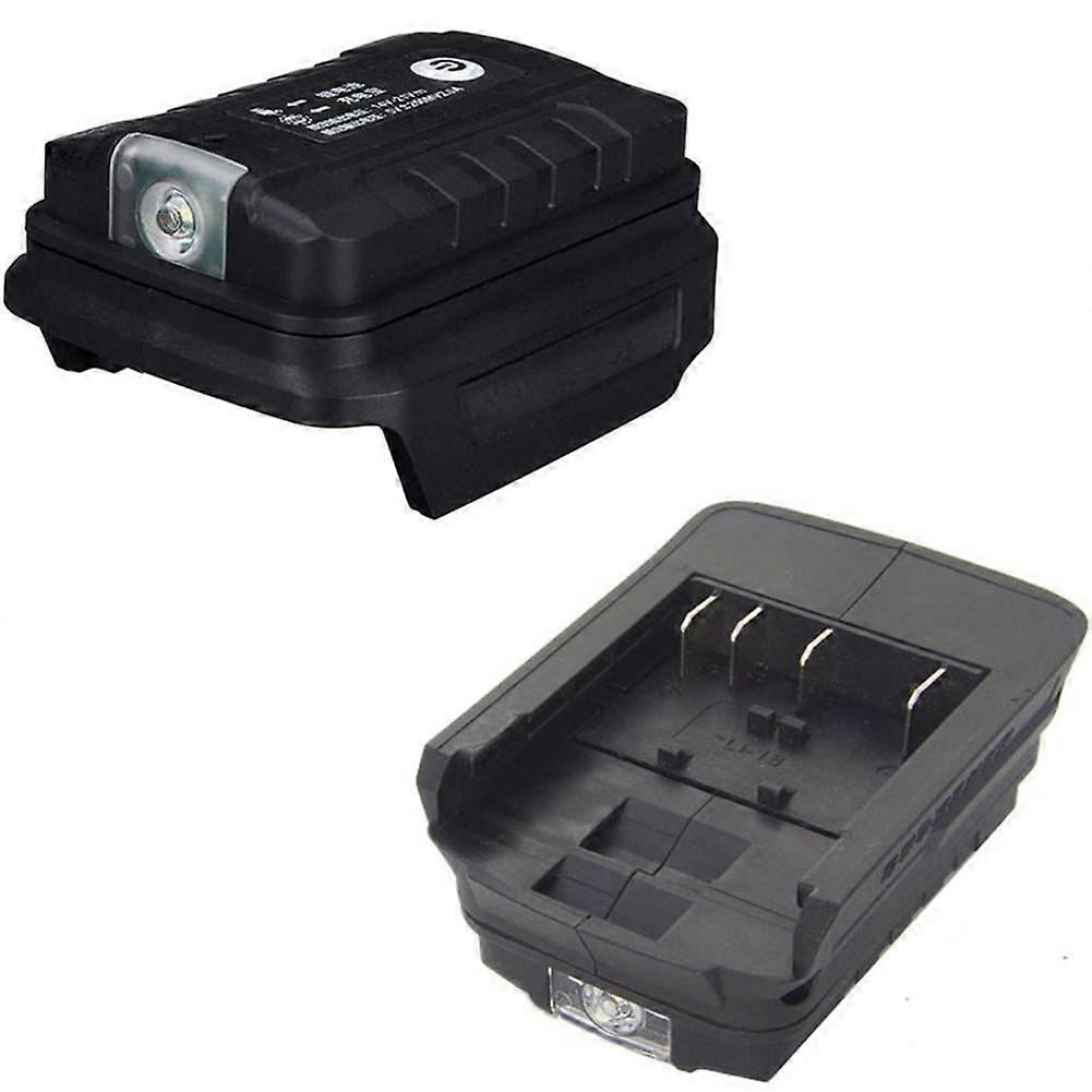 Dual USB Charger Adapter for Bosch 18V Batteries with LED Functionality
