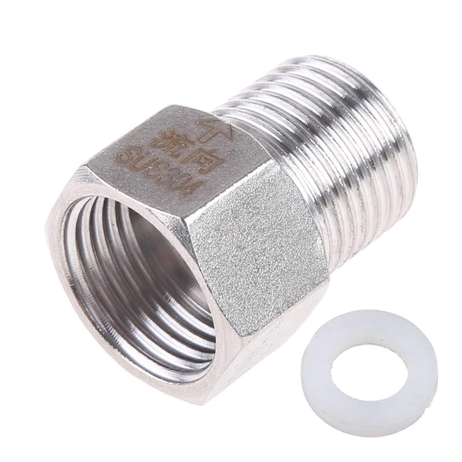 1/2 Inch Copper Backflow Preventer Check Valve Connector for Threaded Plumbing Easy Install