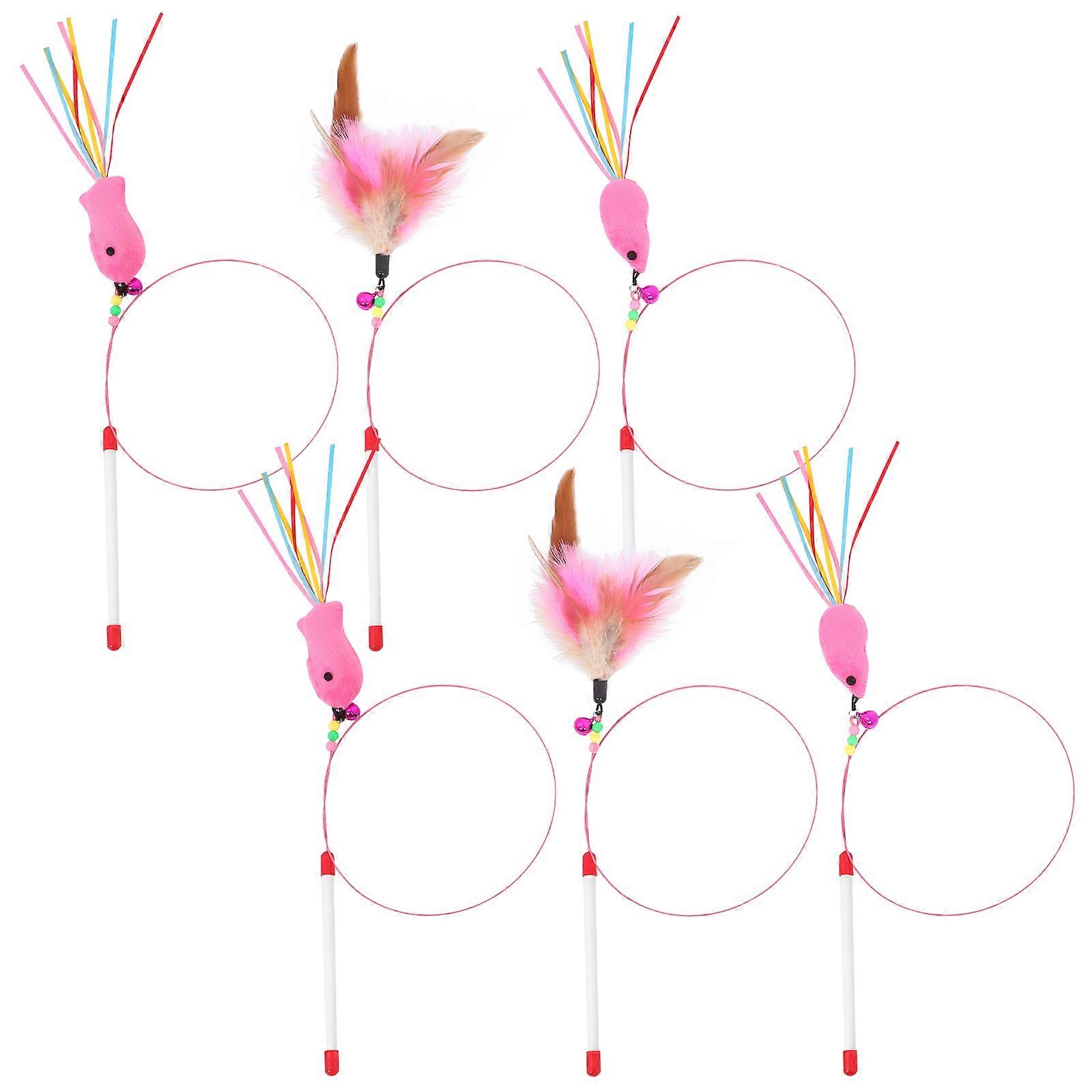 Cat Teaser Wand Toy for Active Pet Entertainment 18Pcs Bundle