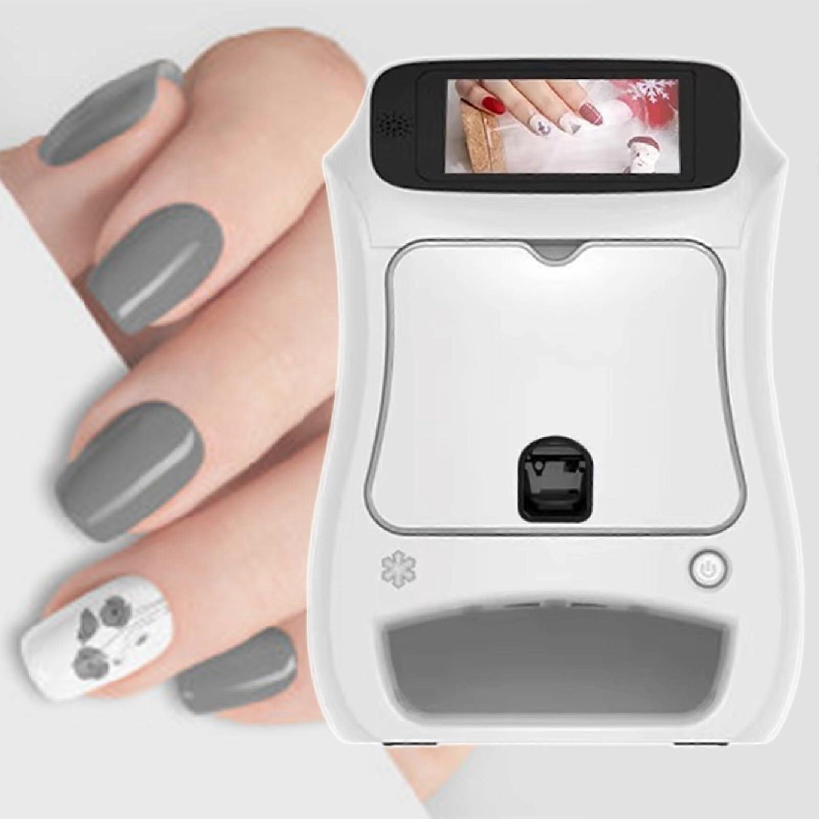 Nail Art Printer with Custom Photo Printing, 3D Shape Recognition and Smart App Control for Salon
