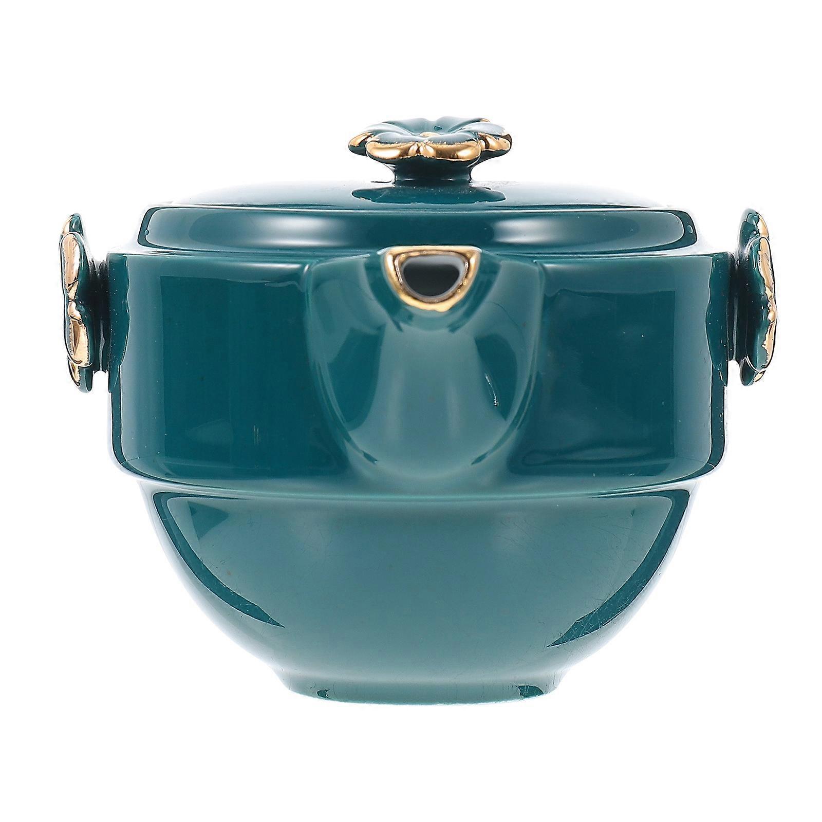 Outdoor Tea Set Ceramic Household Tea Kettle with 1Set Decorative Pot