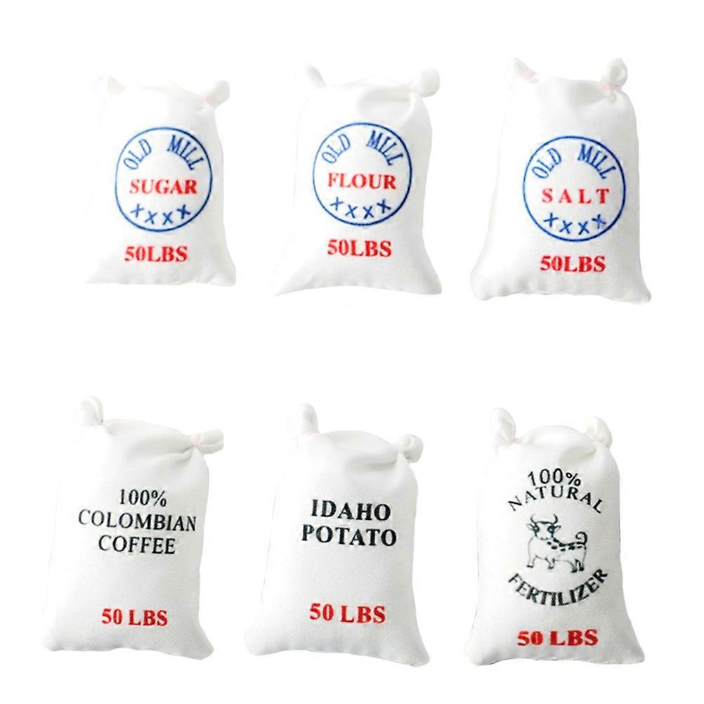 Tiny Baking Dollhouse Accessories Kit for Decoration 6Pcs Set