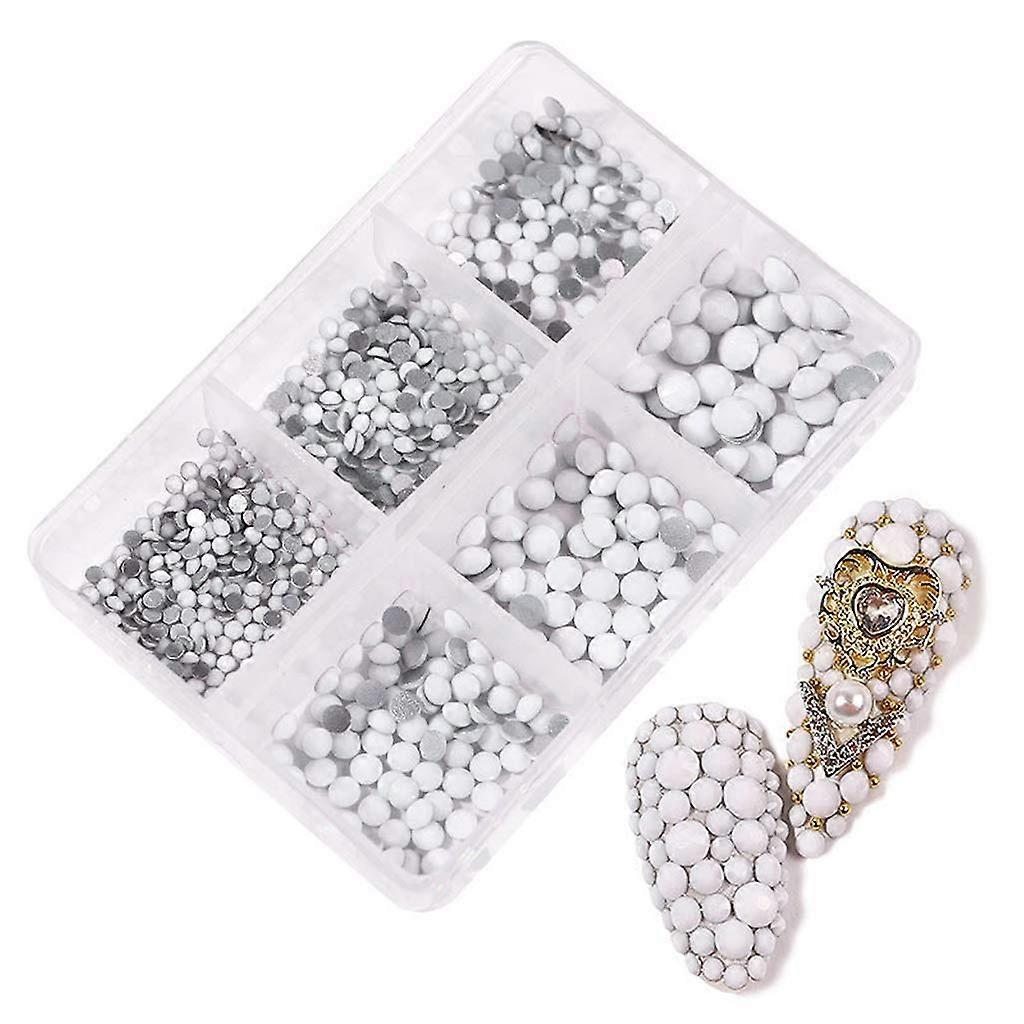 Nail Rhinestones Kit Multi Shapes Flatback Nail Art Decorations Reusable Appliques