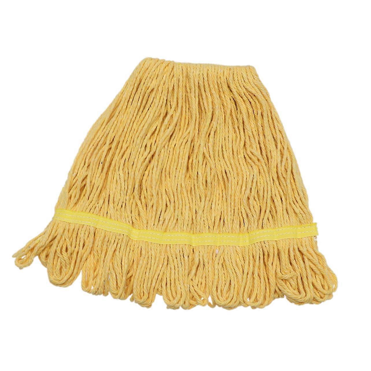 Cotton Mop Head Replacement  Absorbent Durable for Tile and Wood Floors Yellow