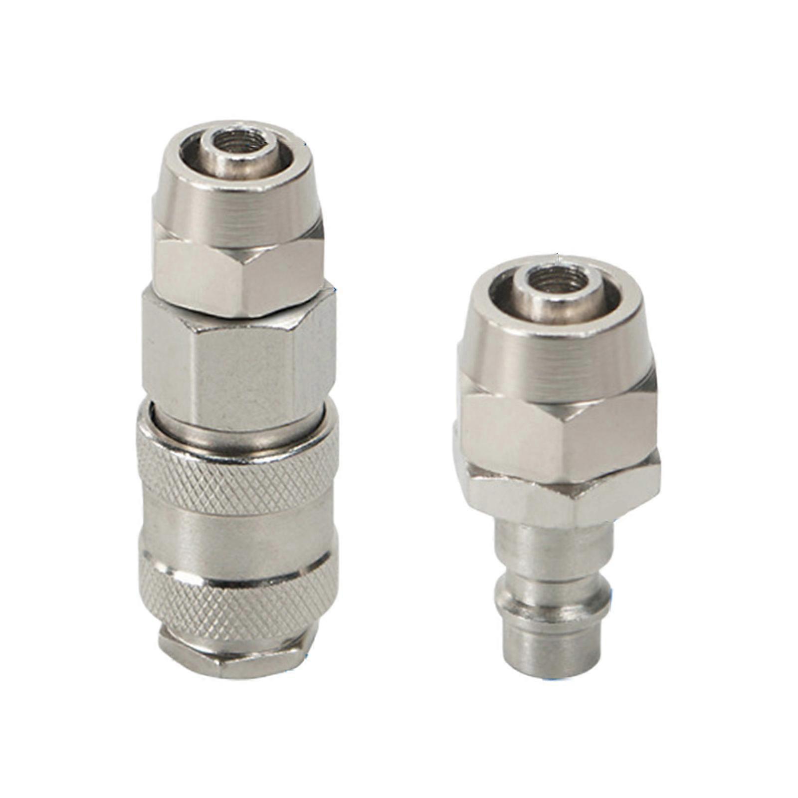 Pneumatic Fitting Quick Coupling Connector Coupler Air Hose Fittings Coupling Compressor Accessories Easy to Install Multicolor