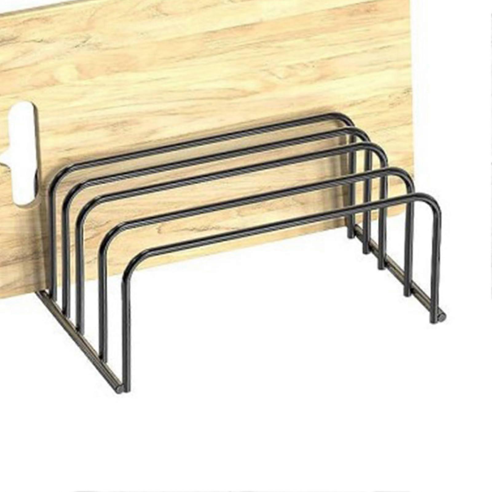 Dish Drying Rack with 5 Slot SpaceSaving Design, NonSlip Base, Multifunctional Kitchen Organizer