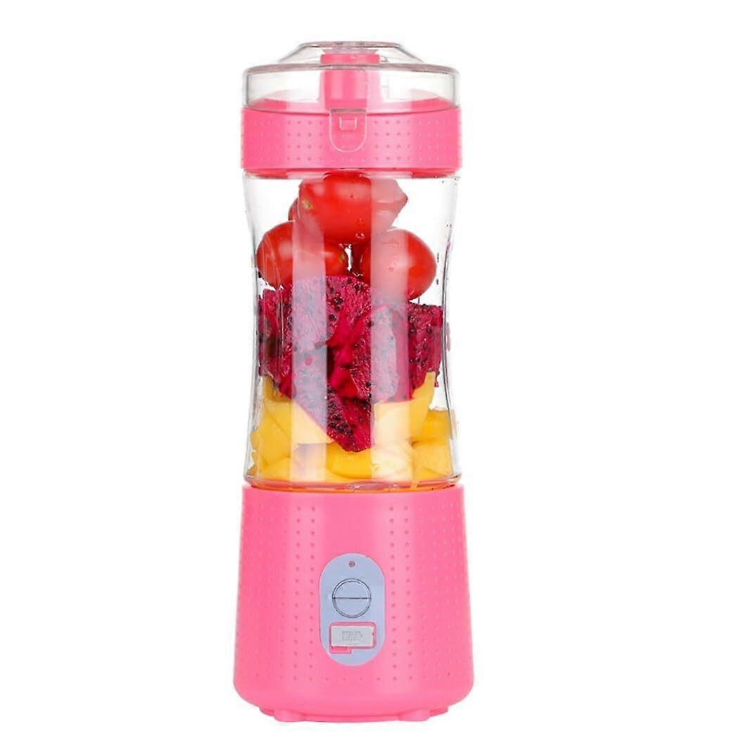 Portable Blender USB Rechargeable Mini Smoothie Maker for Travel with Easy Clean Plastic Cup