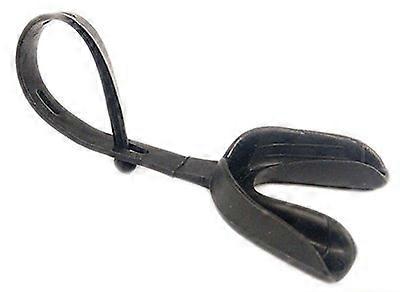 100 Pack Mouthguard Bulk for Adults with Strap, Individually Wrapped, OneSize Fit, Black