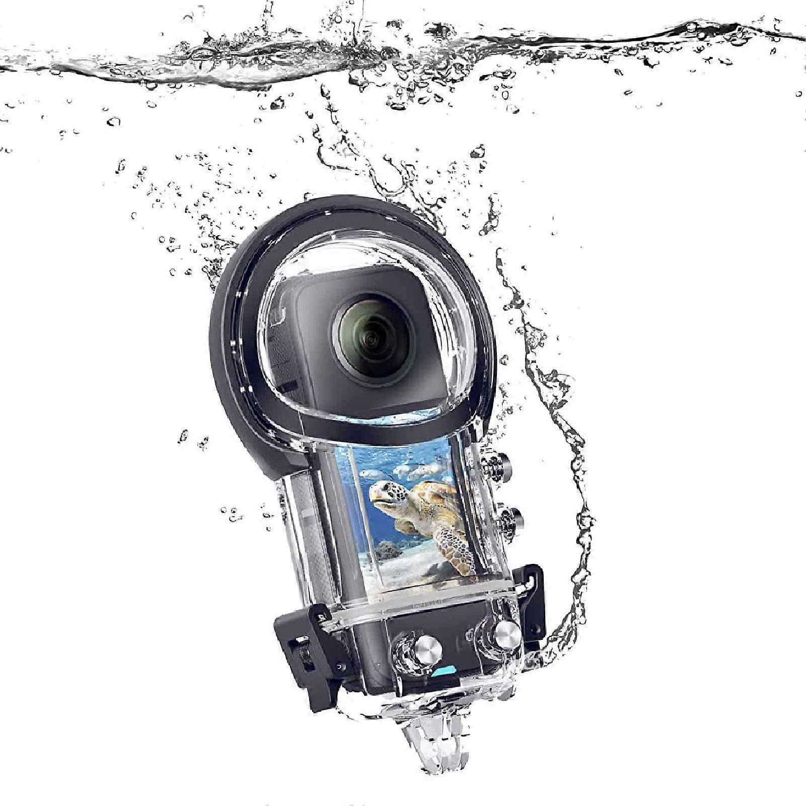 Diving Case Waterproof 50m with Bracket ScratchResistant Tempered Glass for Insta360 ONE X3