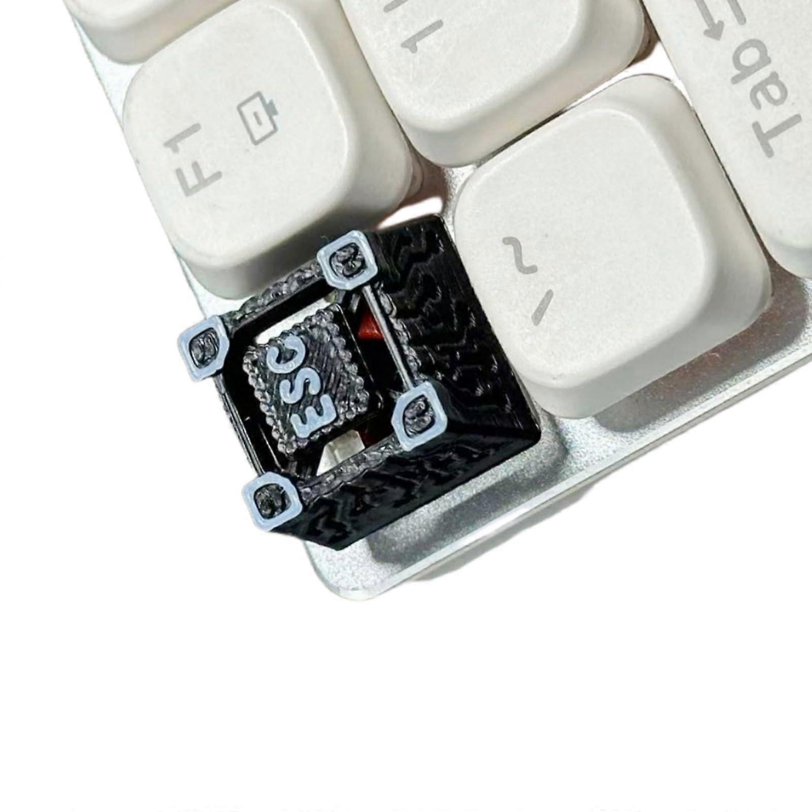Unique ESC Keycap for Mechanical Keyboard OEM Profile Resin Backlit ShineThrough Design 1PC