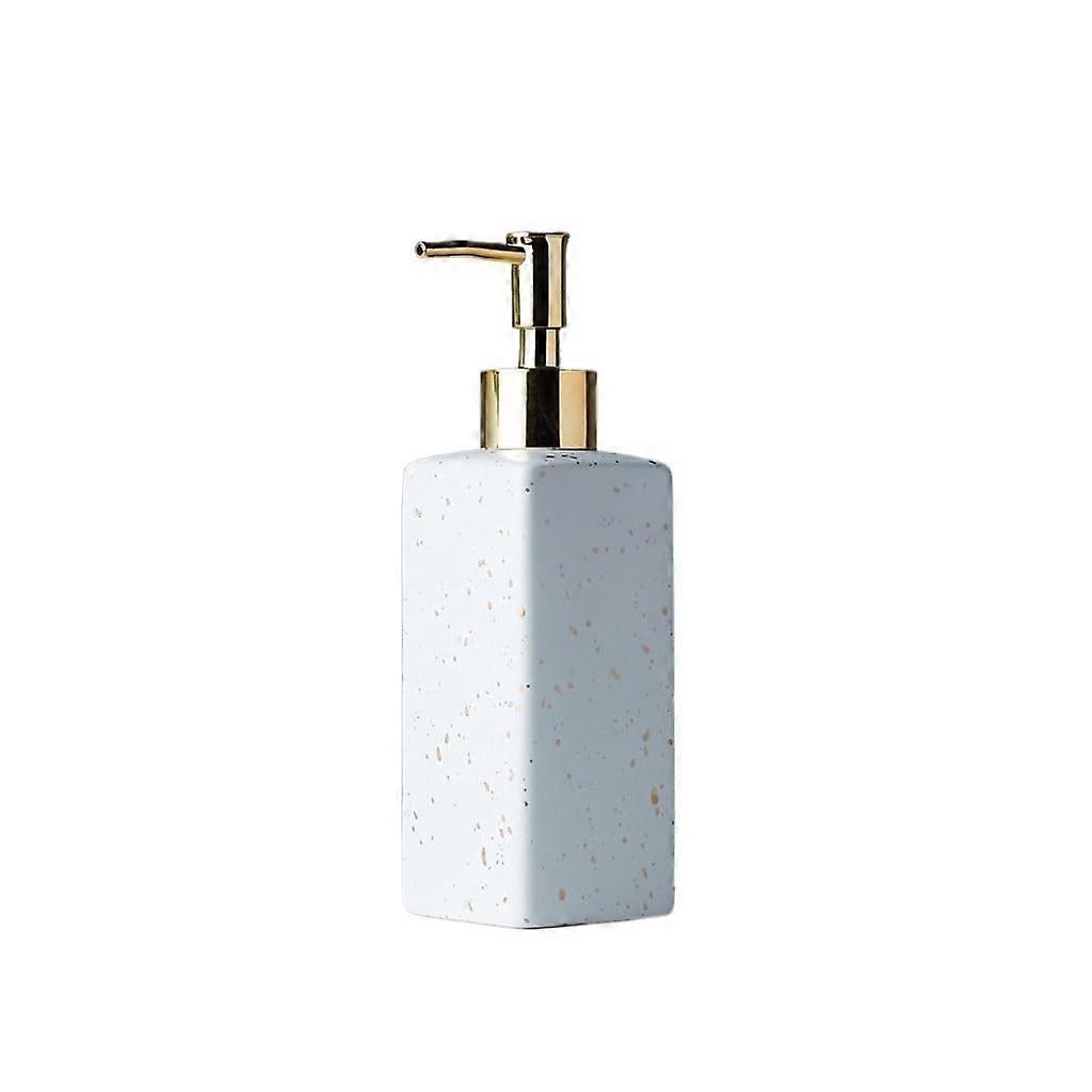 Ceramic Soap Dispenser 300ml for Bathroom and Kitchen Sink, Modern Design, Easy Refill, Versatile Use