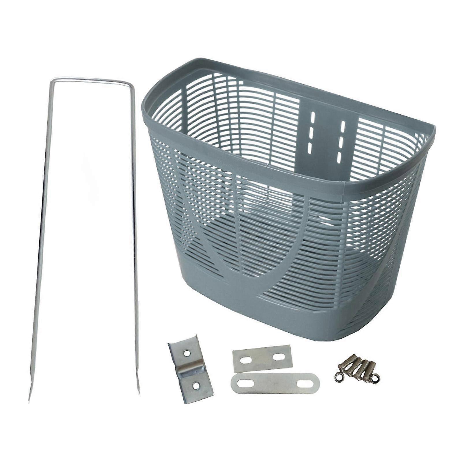 Front Bike Basket Container Mounting Hardware with Bracket, Basket Storage for