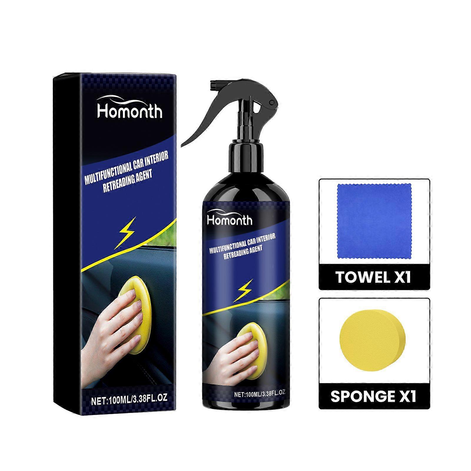 Homonth Multi-Functional Car Interior Renovator Cleaner For Dashboard And Interior Plastic Coating And Dust Protection