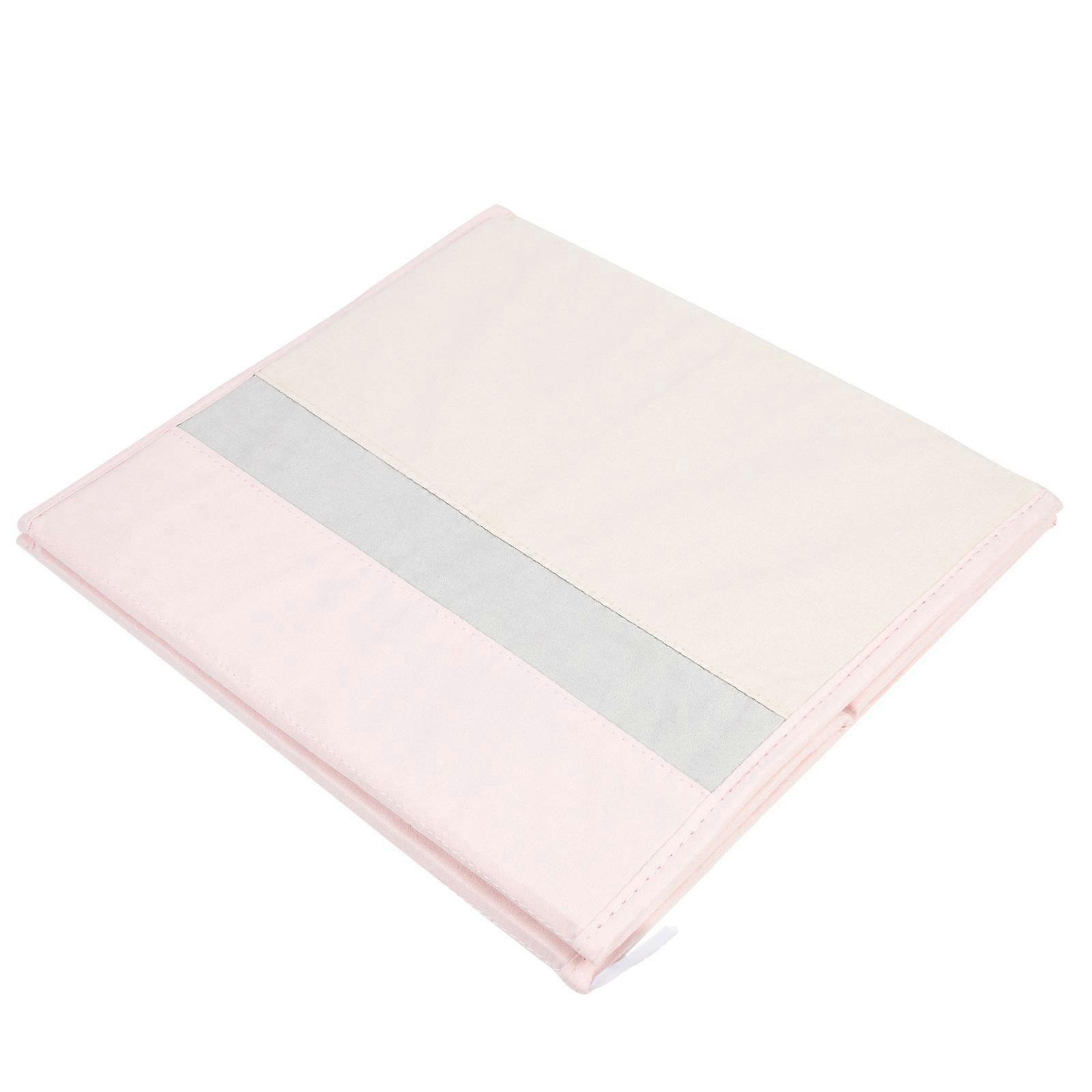 Household Clothes Storage Holder Pink Foldable Storage Container for Home