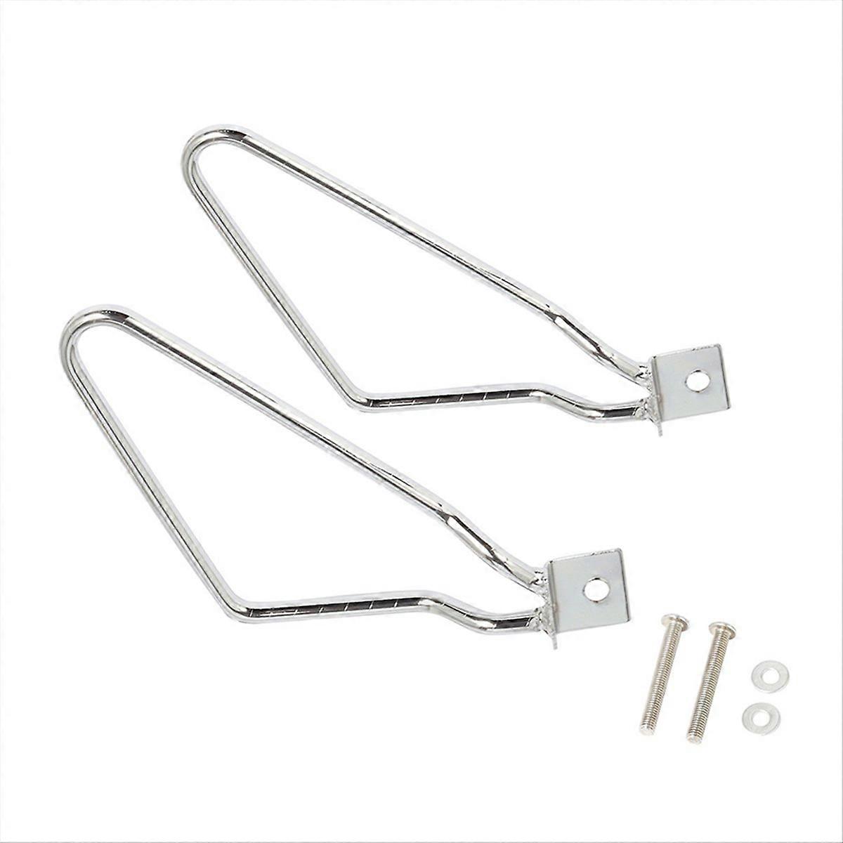 Motorcycle Saddlebags Mount Brackets Support for Silver