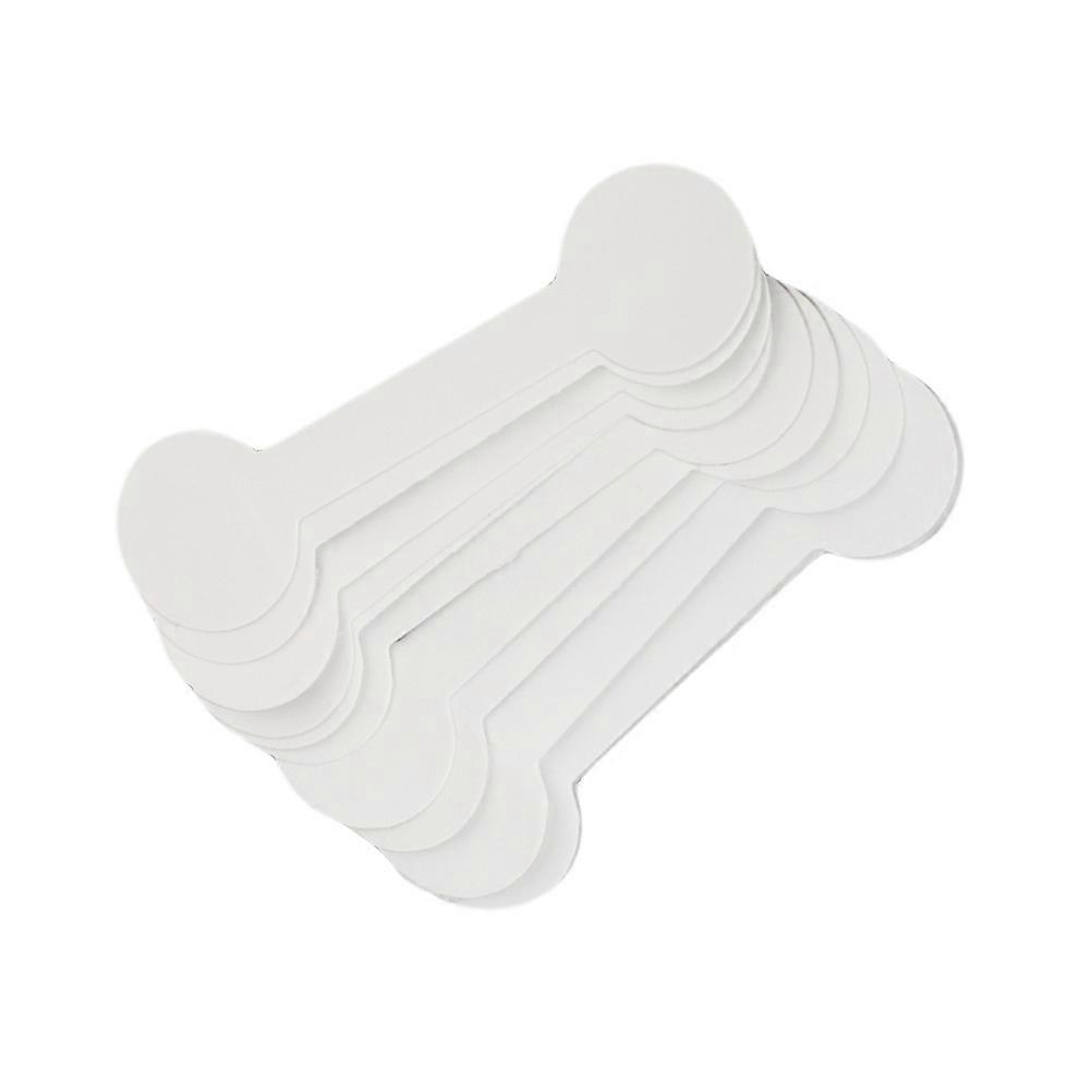 White Round Shape Adhesive Labels for Display Hanging Tags 200Pcs