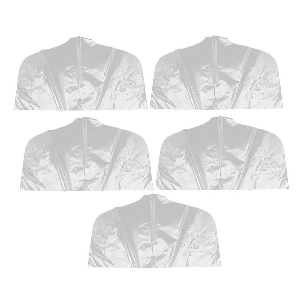 Plastic Garment Bags for Clothes Storage and Hanging 25Pcs Set