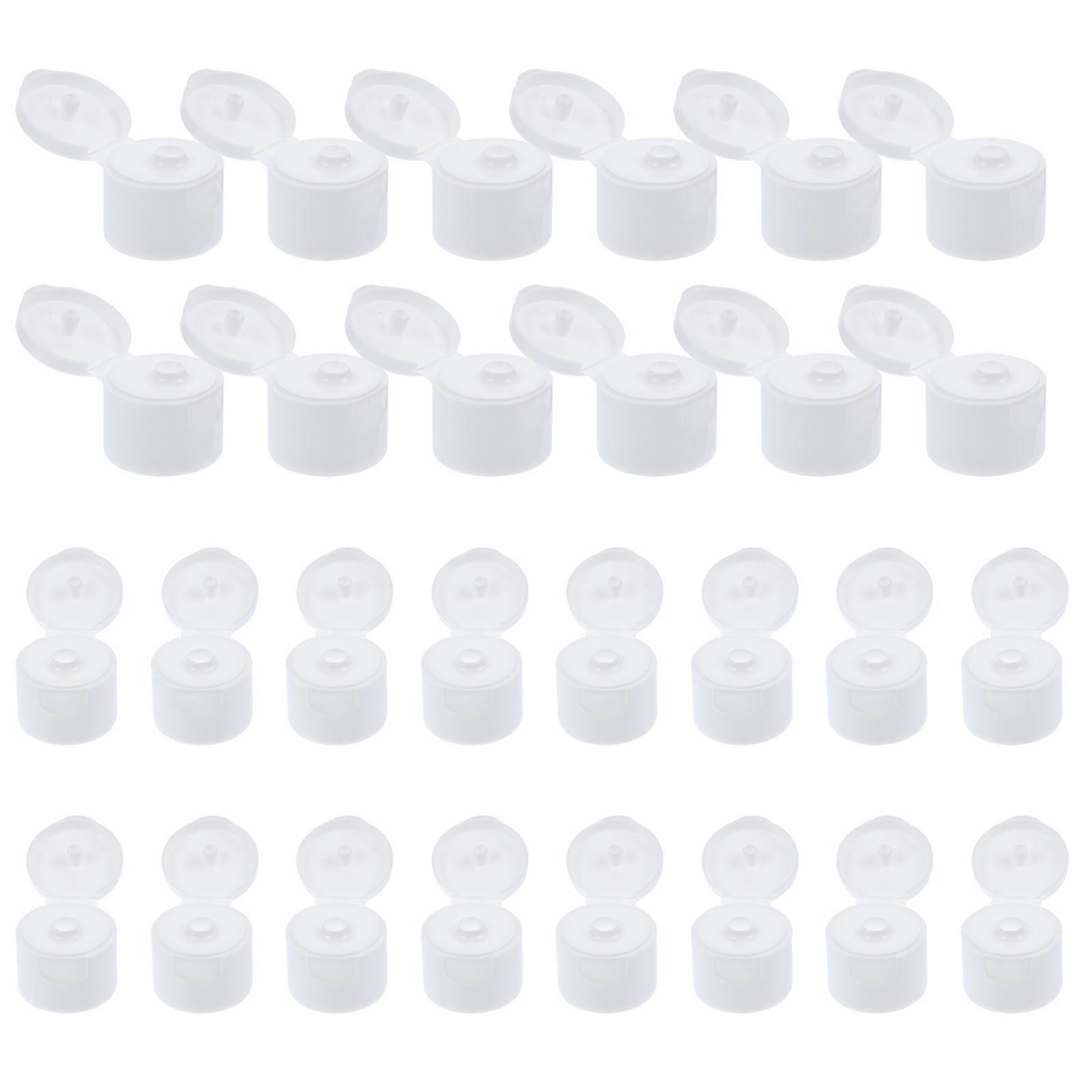 Pull-Type Bottle Bottle Caps Leakage-Proof 50Pcs Plastic White