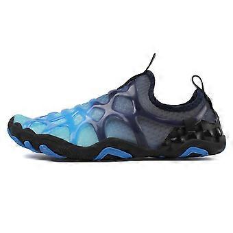 Scarpe da acqua unisex Willtoo – Antiscivolo, traspiranti, ad asciugatura rapida, con punta larga, ideali per surf, yoga e corsa in spiaggia – Blu