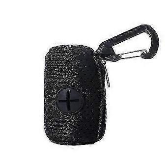 Pet Waste Bag Dispenser Zipper Closing Crossed Drawers with Hanging Hook Trendy Convenient Dog Poop Pickup Solution Waste Bag Dispenser 25-2