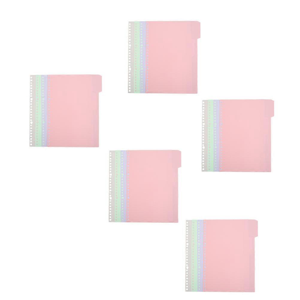 Replaceable Binder Tabs Book Convenient Tab Dividers 40Pcs Professional