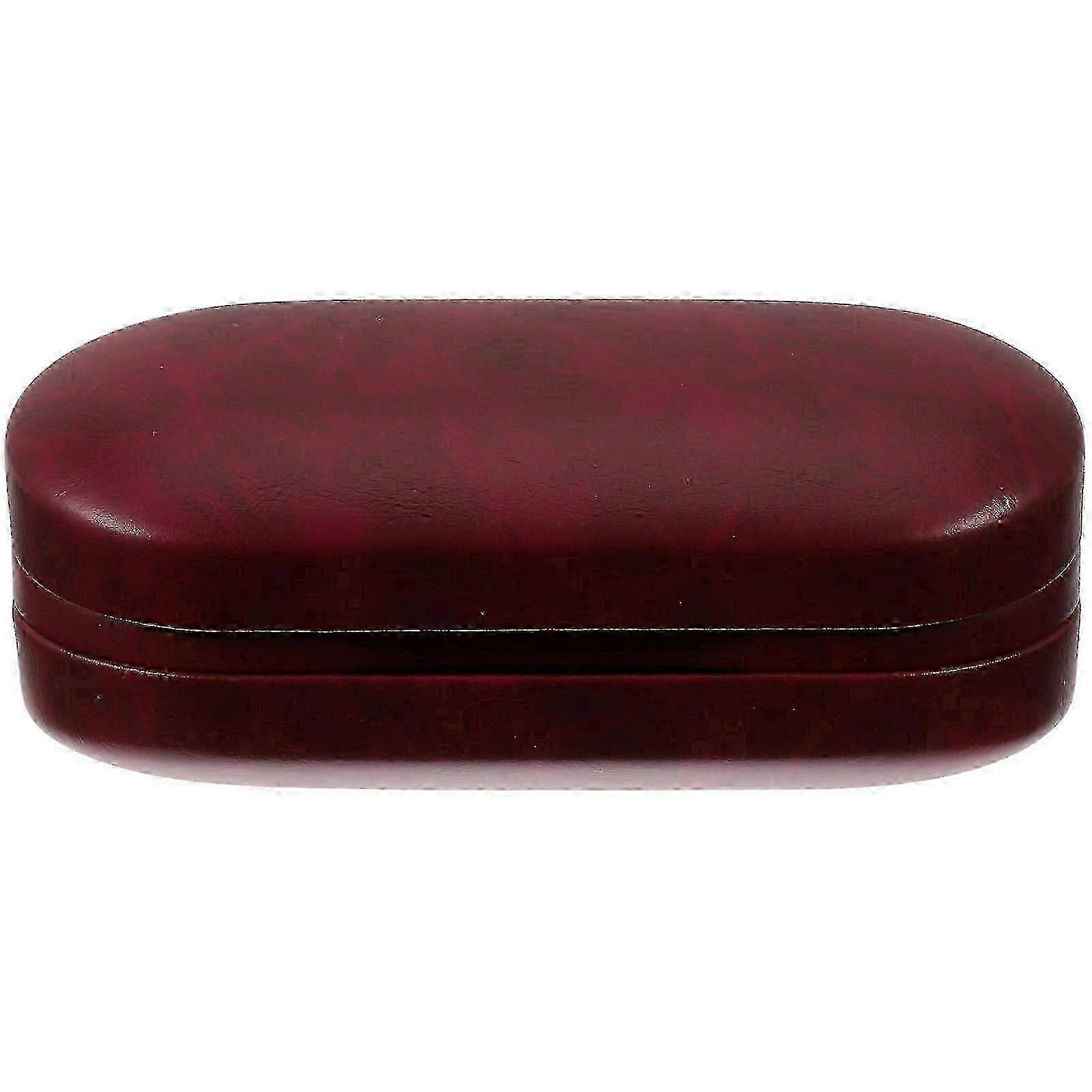 Dual Sided Glasses Case - Hard Shell Eyeglass Storage Box compatible Large Frames
