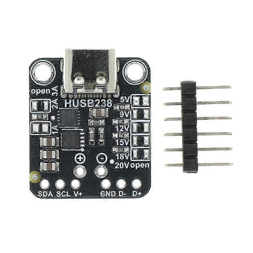 HUSB238 PD Decoy Module IIC Control or Fixed Level Output USB Type CPD Sink