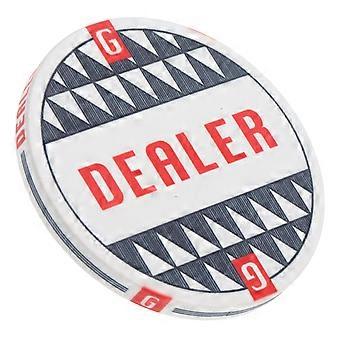Ceramic Poker Dealer Button for Decoration White Poker Accessory