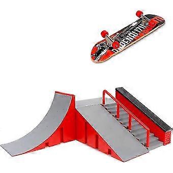 2026PING-Fingerboard Skate Park Kit - Ramp Skateboards Trainingsrekwisieten voor Kinderen (C)