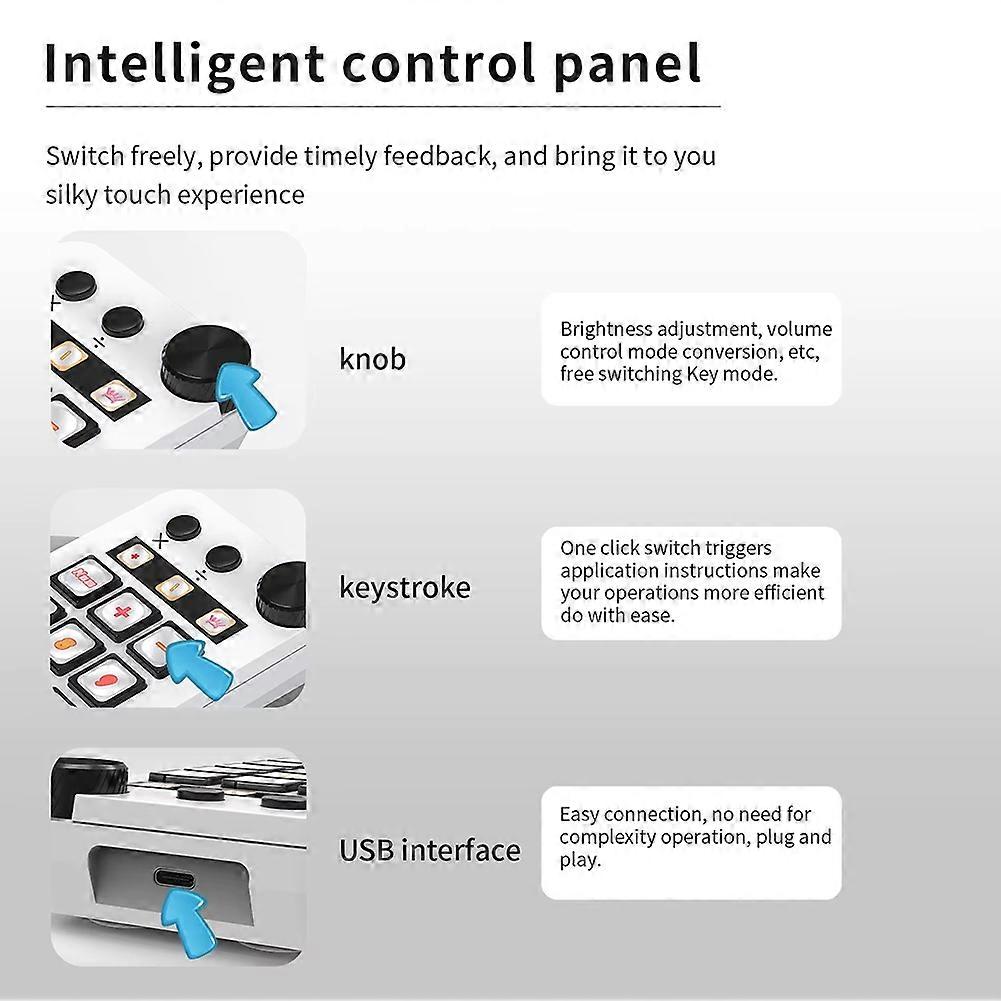 N1 Programmable Macro Keyboard Multifunctional Console Panel Assistente Custom Button Mini Keyboard for PC Laptop A