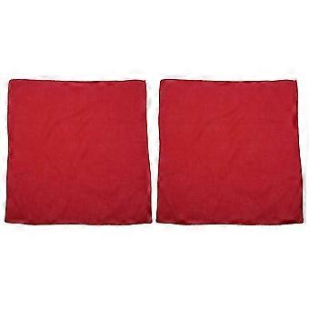 2x Bandana semplice elegante in cotone per testa, collo e polso, foulard, sciarpa, 12 colori disponibili: