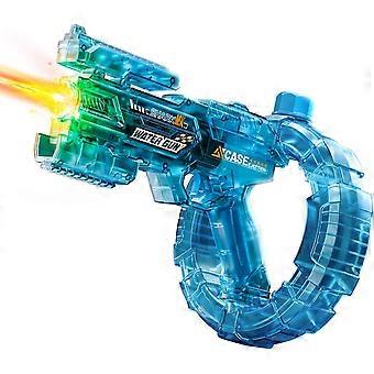 Mechanical Transforming Electric Water Gun - Automatic Water Blaster with Strobe Lights, Long Range & Mechanical Deformation