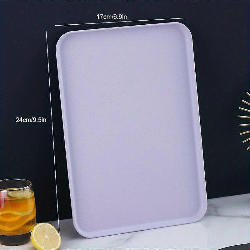 1pc Durable Reusable Serving Tray - Versatile Rectangular Breakfast & Decorative Display for Fruit, Tea, Dessert, Coffee & More - Stylish Kitchen Dini