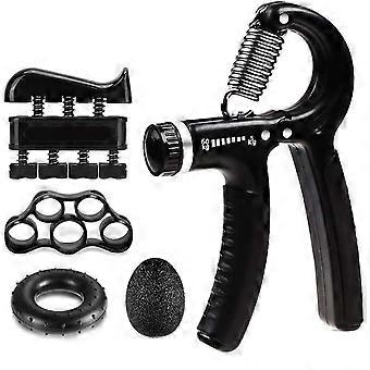 Handtrainer-Set, 5er-Pack, verstellbare Widerstands-Fingertrainer für Sportler und Musiker