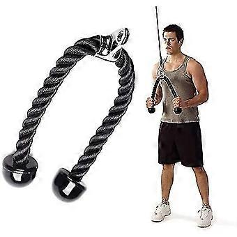 Heavy Duty Triceps Rope Accesorio completo de múltiples cables perfecto para gimnasio Fitness Ejercicio Culturismo Extensiones Gimnasio Pull Down Rope Equipmentblack70c