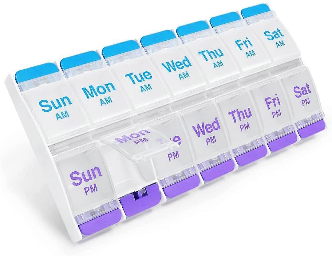 Ezy-Dose AM/PM Push Button Pill Planner (XL)