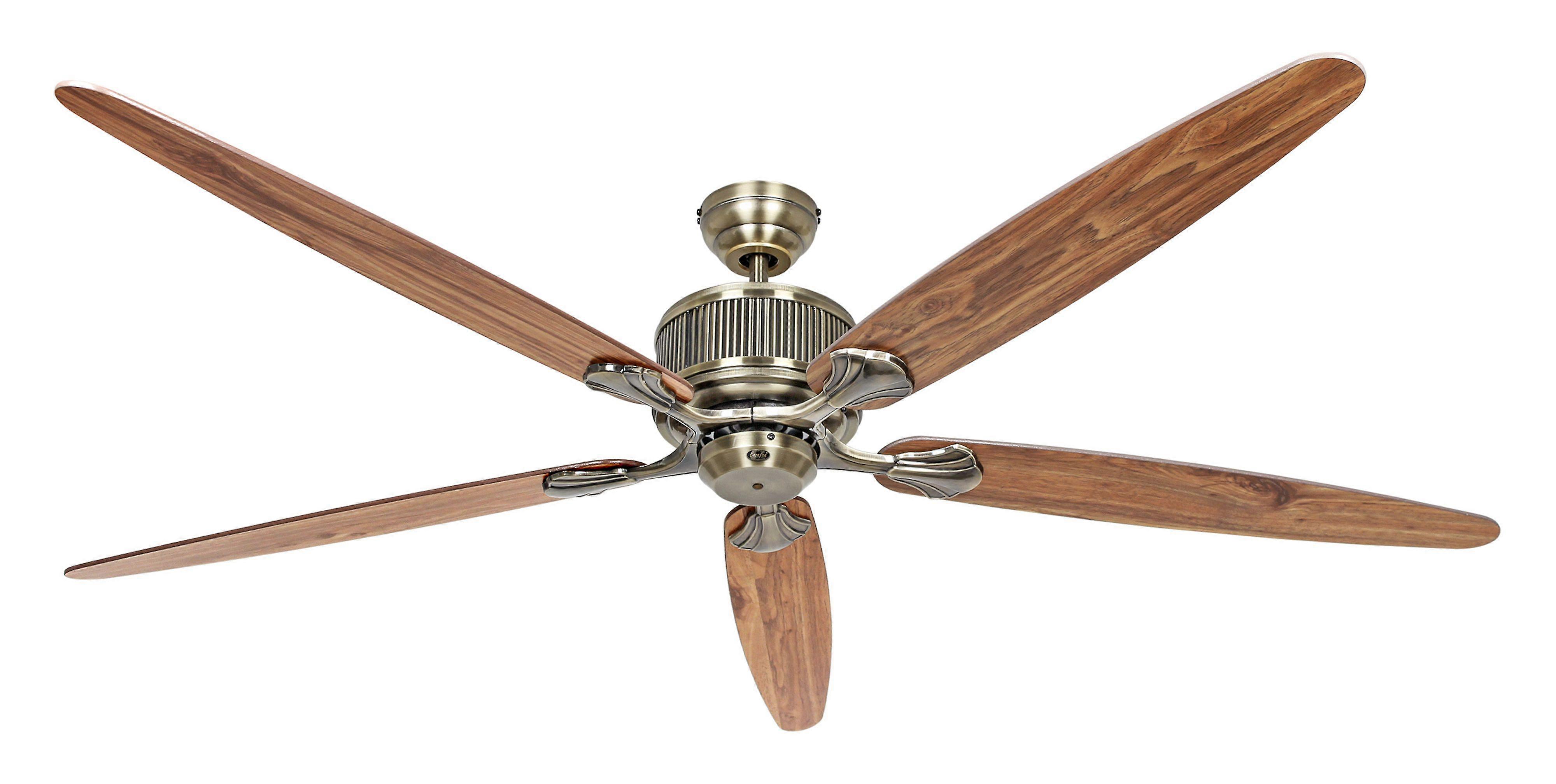 DC ceiling fan Eco Elements 180 brass