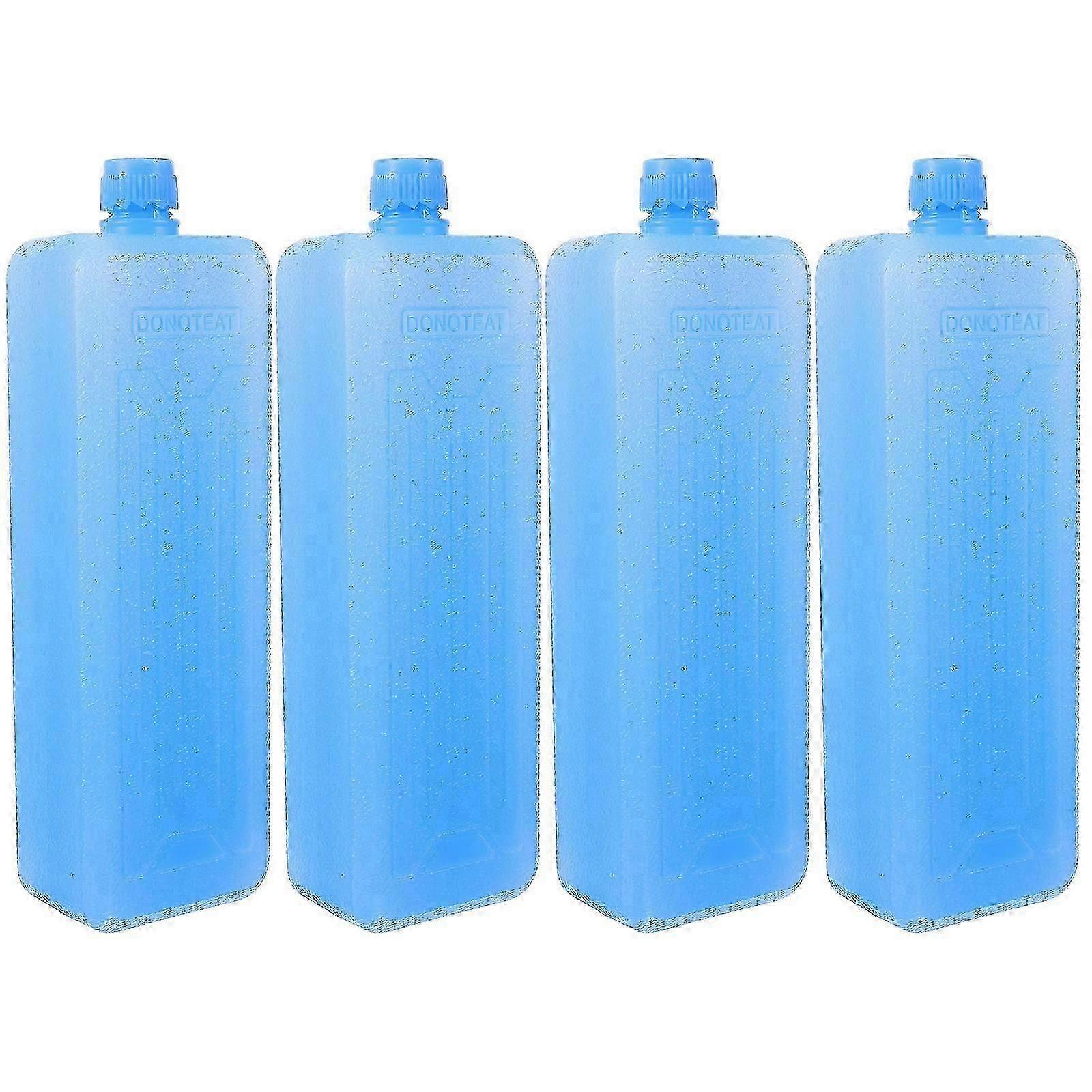 Ice Block Cooler Freezer Boxes for Coolers Reusable Ice Boxes 4Pcs