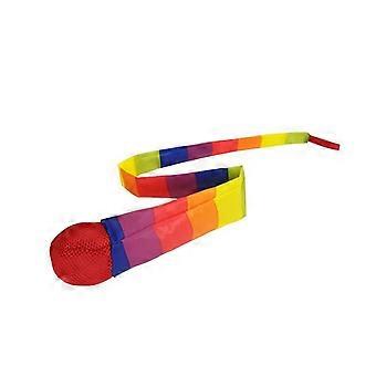 Colorful Soft Throw Ball for Indoor Outdoor Toss Game, Lightweight Durable with Multi-Color Streamer, Coordination Training Toy for Kids Adults