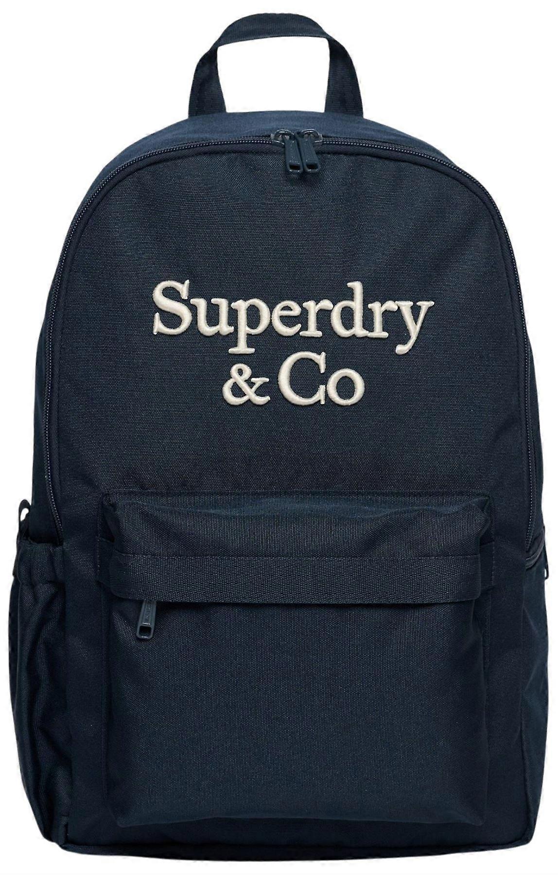 Superdry & Co Company Logo Backpack - Eclipse Navy/Off-White