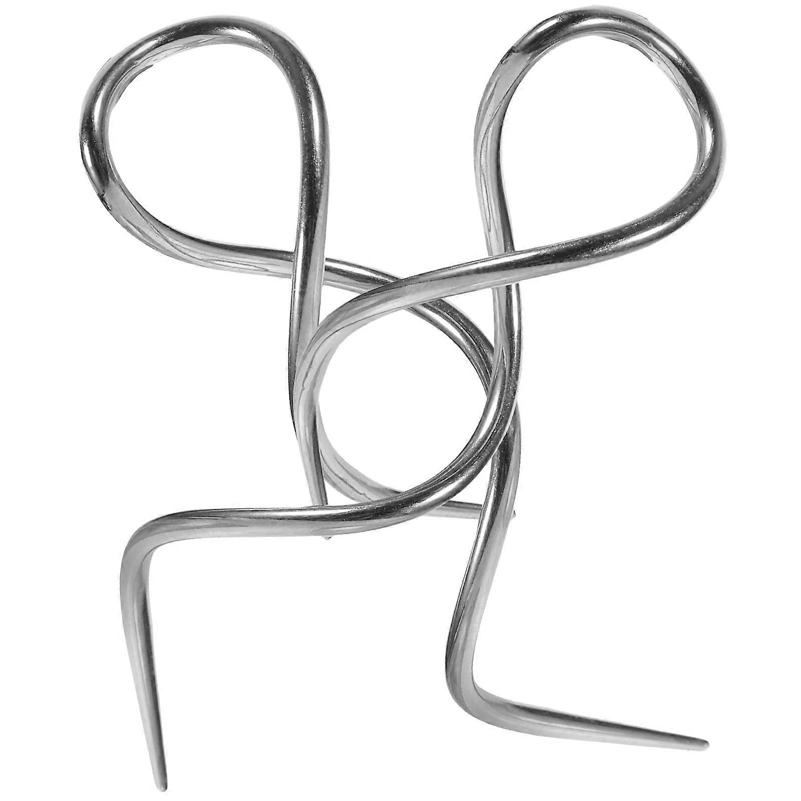 2pcs Spiral Threader Earring Pull Through Earrings Handmade Twisted Linear Curved Dangle Earring