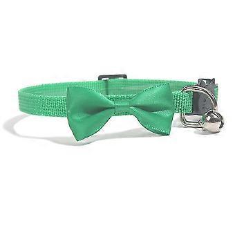 Pet Collar, 2pcs Adjustable Safety Breakaway Clasp Collar, Cute Bowtie Cotton Cat Collar for Daily Wear