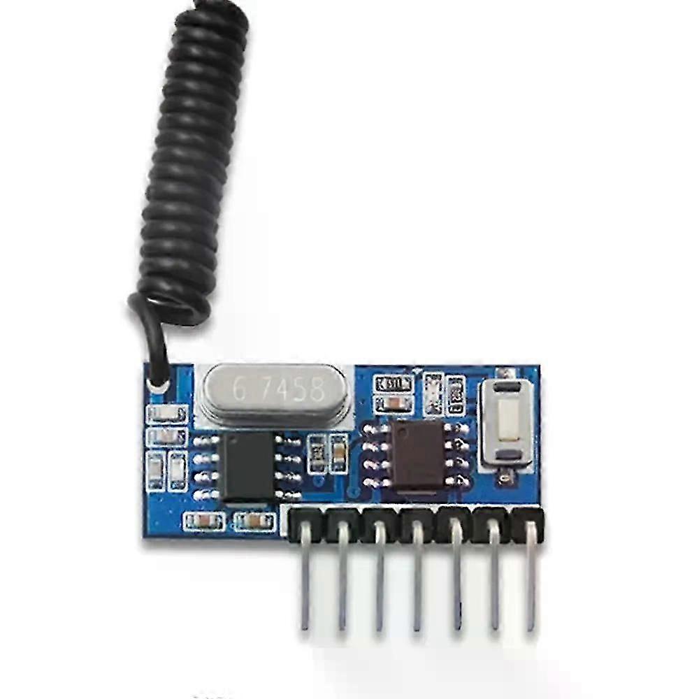 4-channel 315/433MHz wireless RF receiver board, learning EV1527 encoding mode decoding module, point-locking interlock receiver.