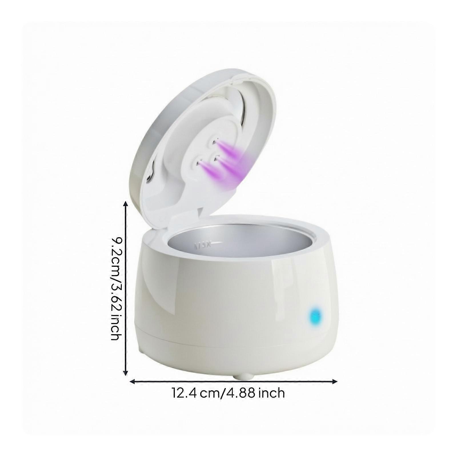 Vibrational Cleaner with Deep Cleaning Retainer Cleaning Device Button for Home