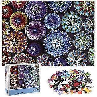 Mandala Airplane Puzzle, Flower Leisure Entertainment Puzzle 1000 Pcs