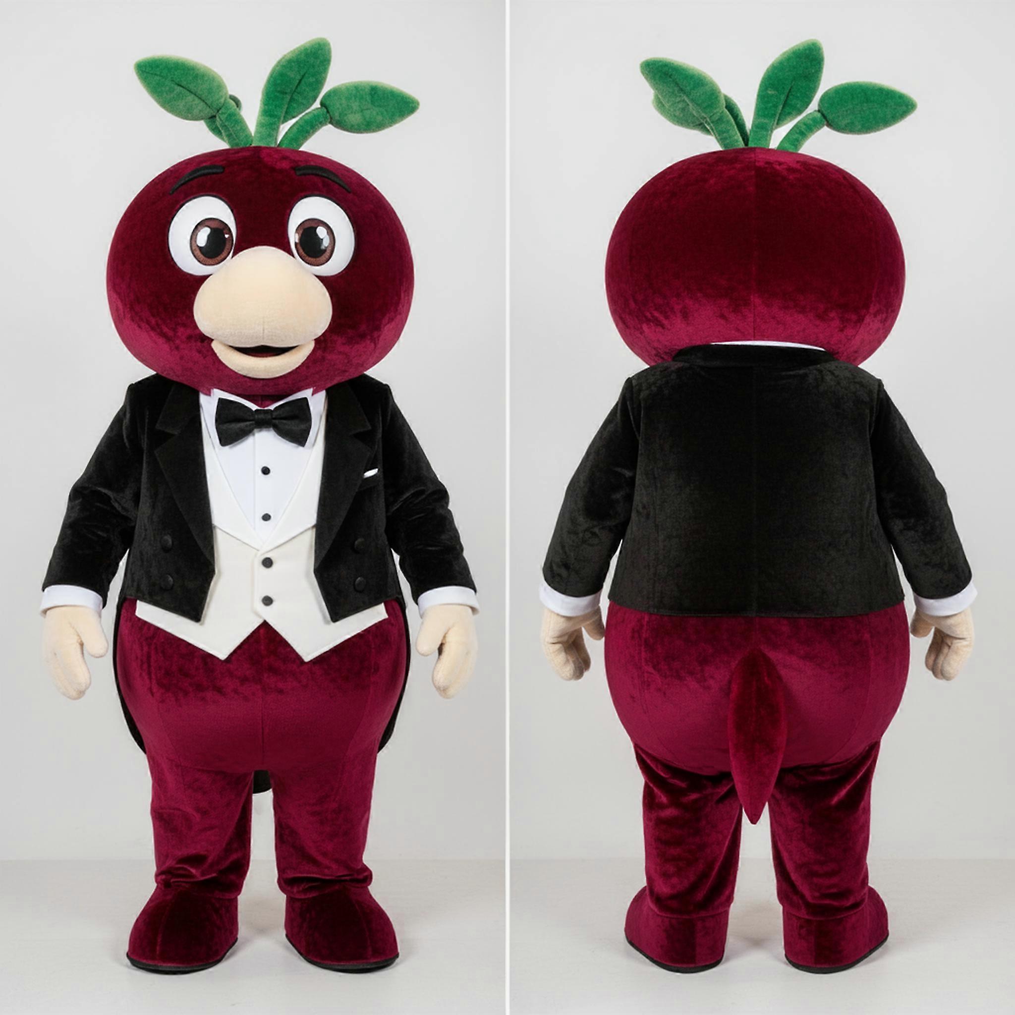 MASTICOT Cream Colored Tuxedo Beet Mascot